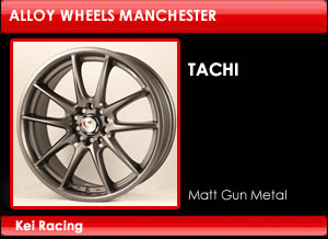 Kei Racing Alloy Wheels Tachi Matt Gun Metal