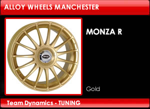Monza R Gold Alloy Wheels